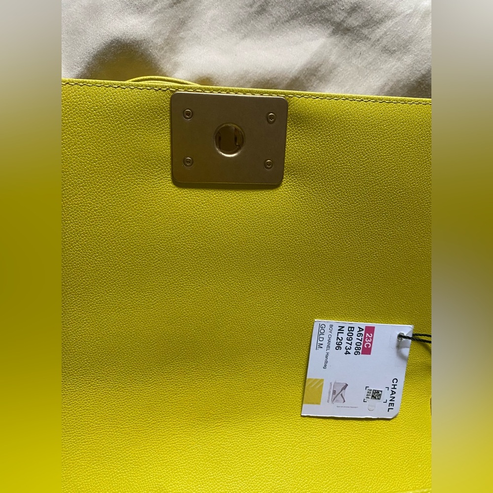 Chanel boy bag yellow - Picture 4 of 7